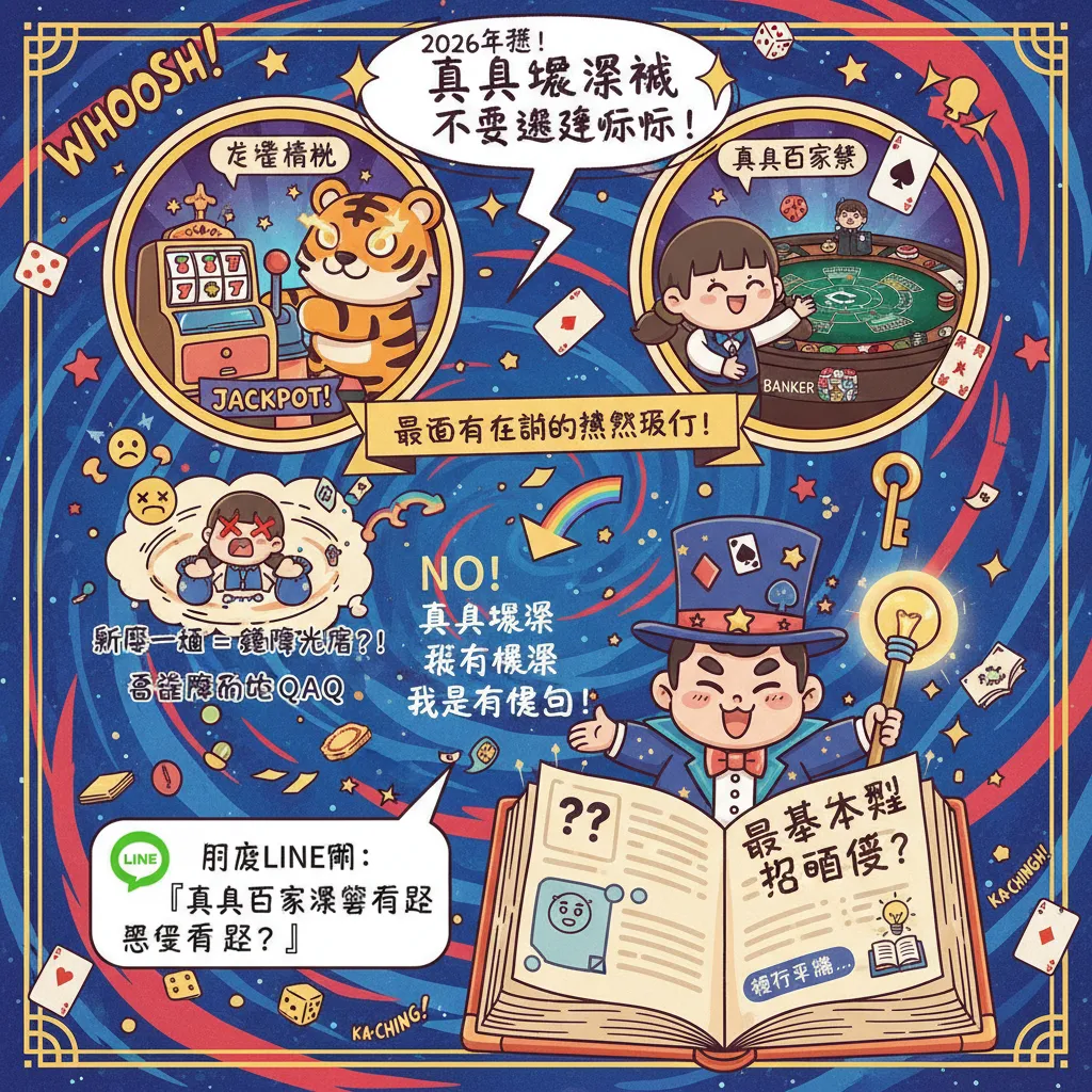 真人娛樂城怎麼玩？真人百家樂與老虎機獲勝技巧大公開