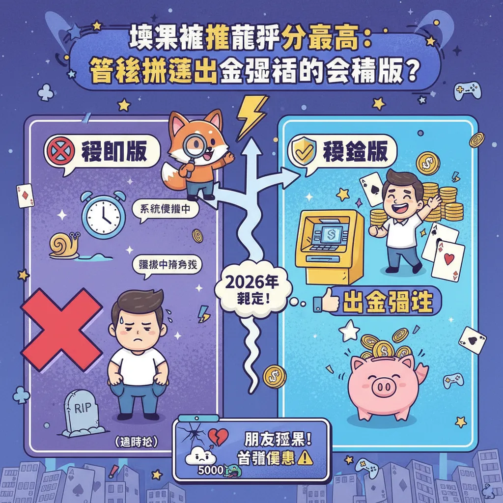 娛樂城推薦評分最高：怎麼挑選出金穩定的現金版？