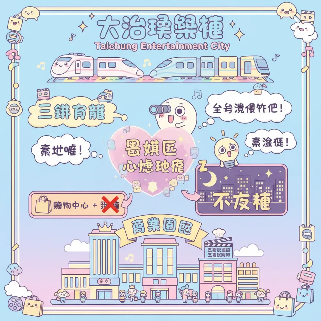臺中娛樂城進駐三鐵共構，打造全新交通轉運樞紐