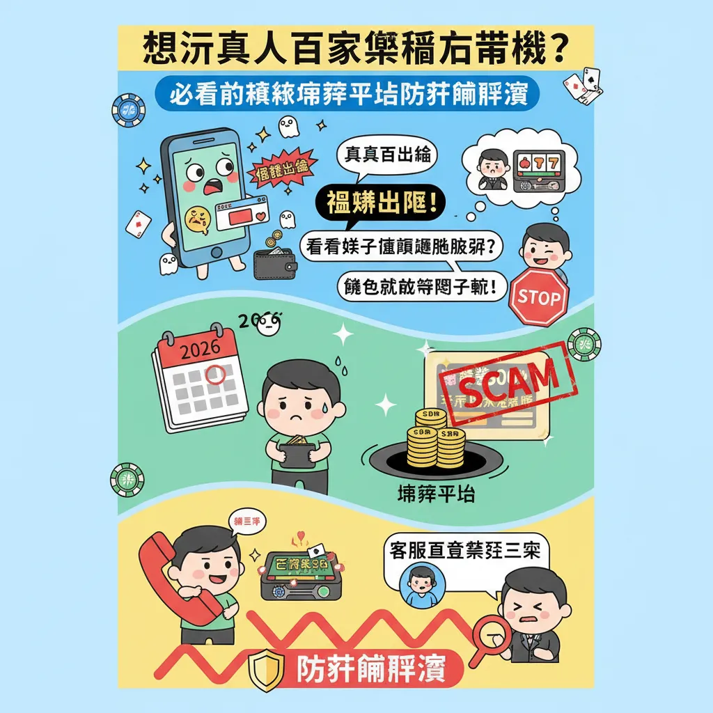 想玩真人百家樂跟老虎機？必看的線上博弈平臺防詐騙評測